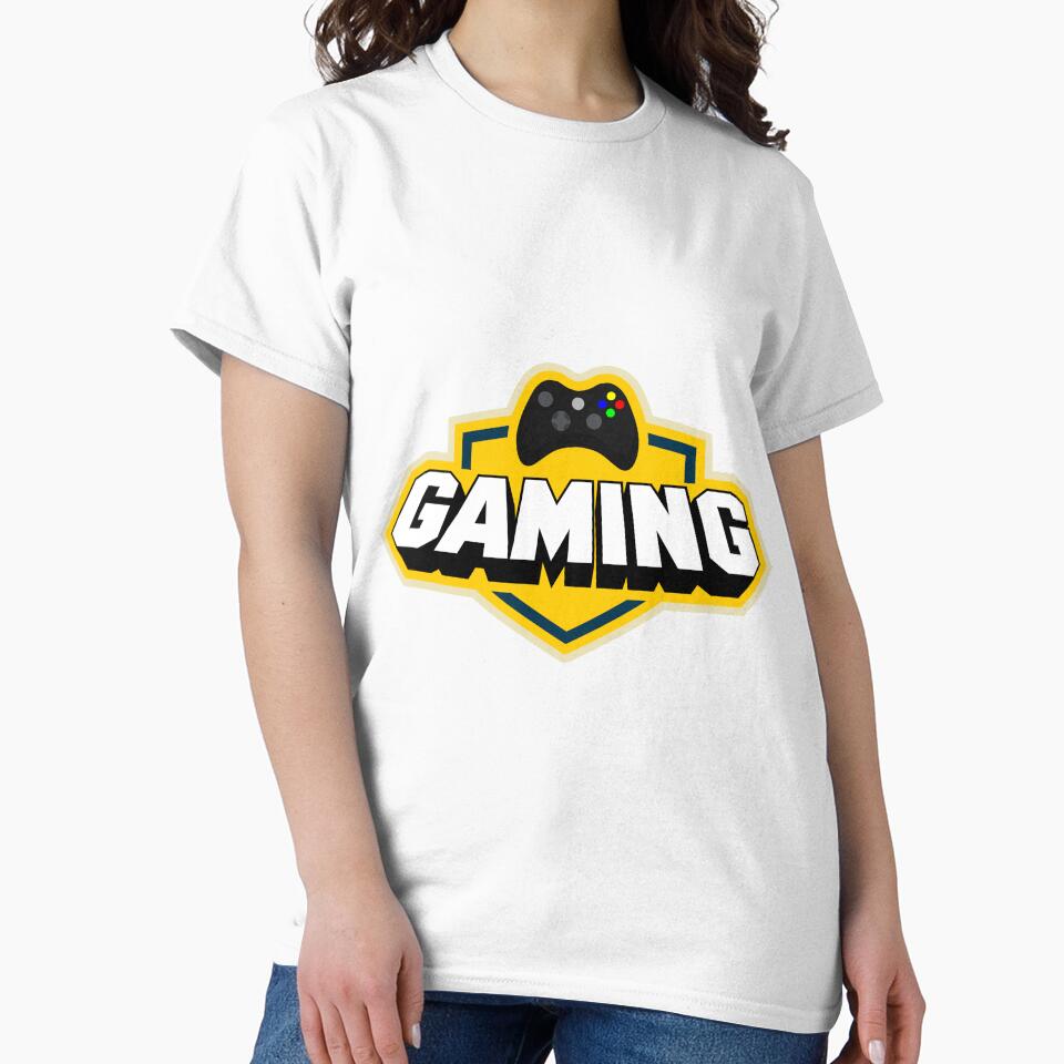 Videogame gaming esports logo console retro gaming by Hypershirty