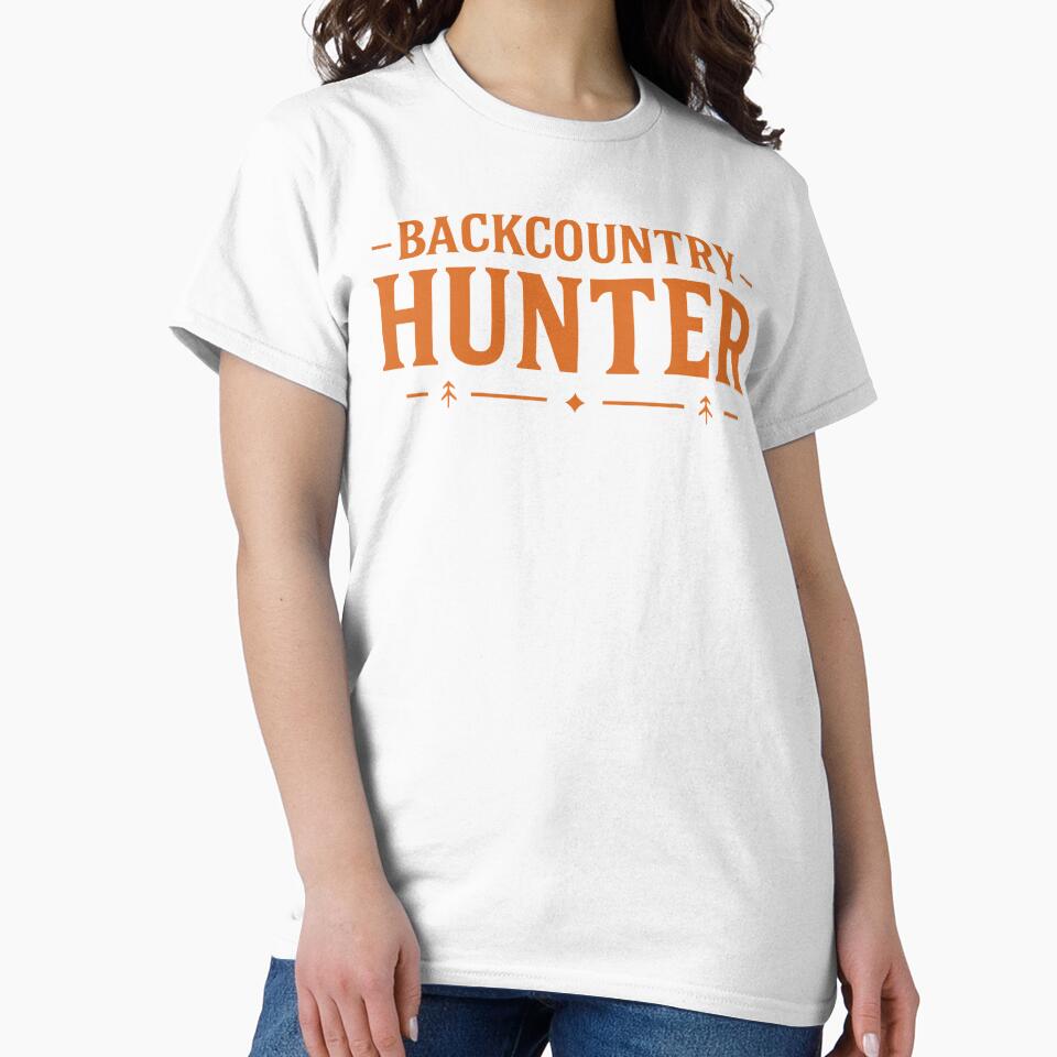 Backcountry Hunter Vintage Hunting T-Shirt Retro Outdoor Hunting Graphic by SaDesign99