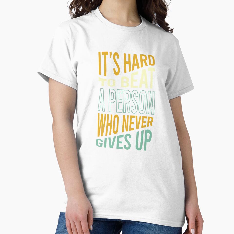 Marathon It's Hard to Beat a Person Who Never Give Up by whyitsme