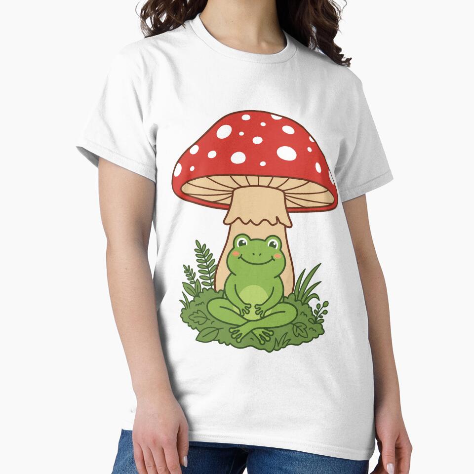 Frog Under Mushroom by AfriForma