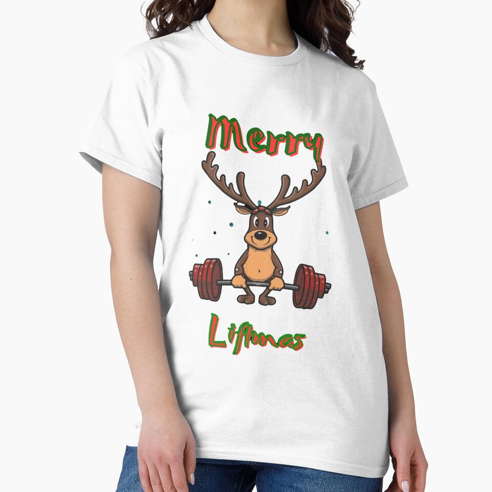 Christmas fitness merry liftmas reindeer by Mikusia