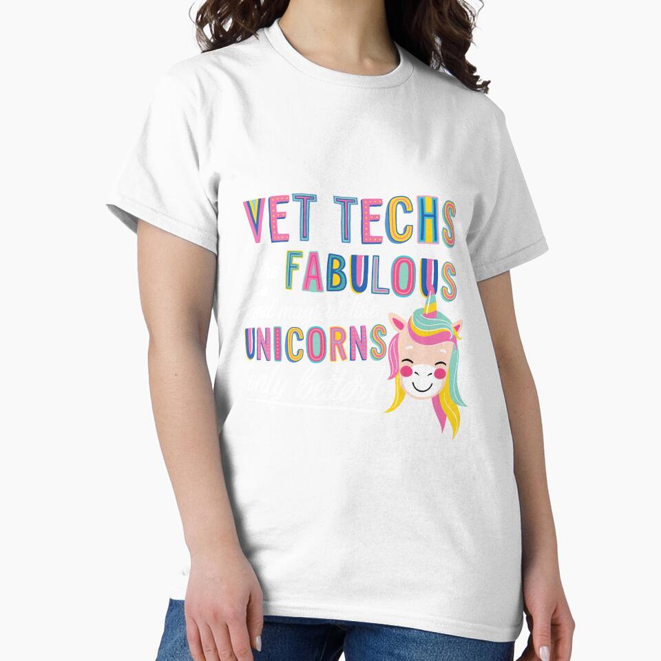 Vet Techs are like Unicorns Gift Idea by betternotes