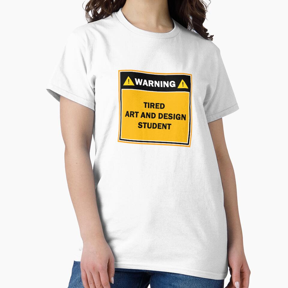 Warning tired art and design student by mejtstupor