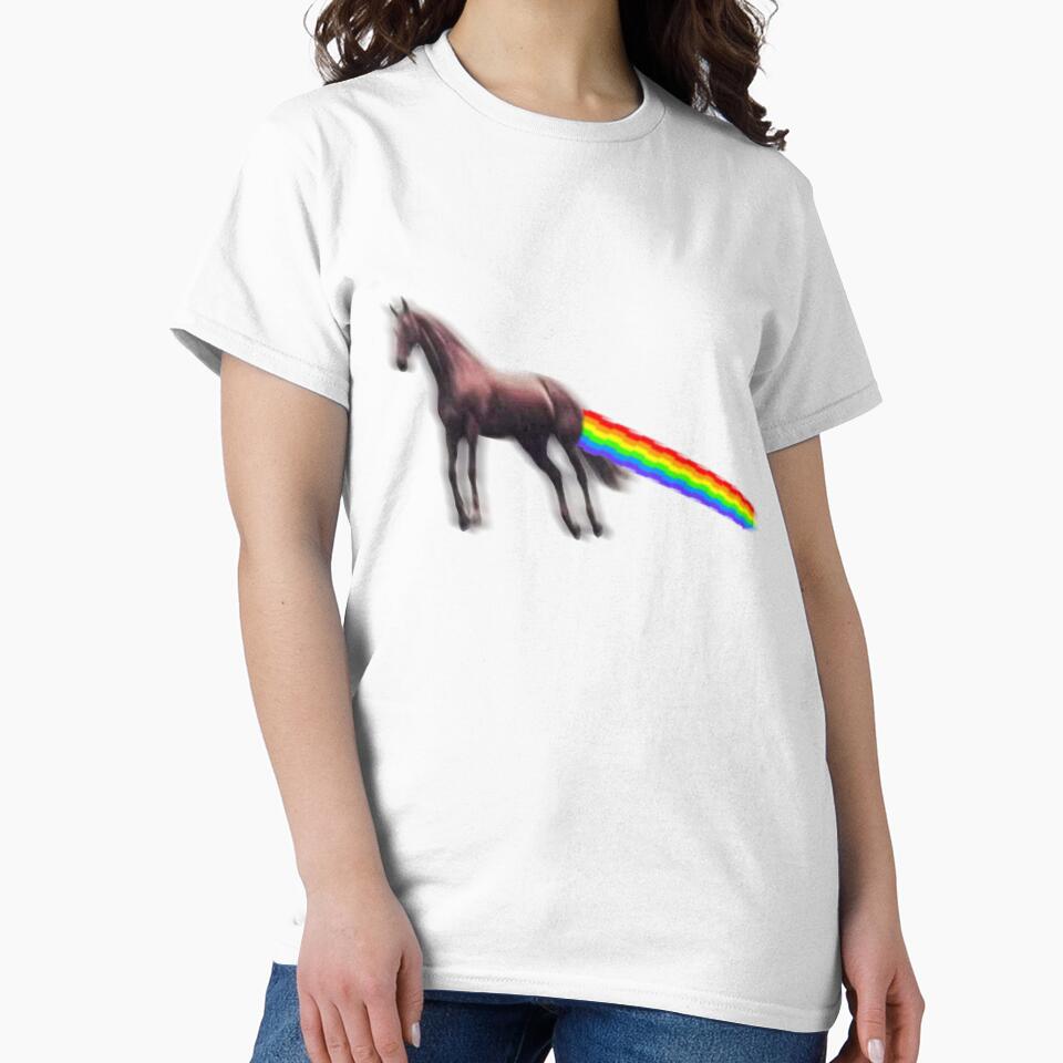 Flying Horse with the rainbow by Cult of Graphix
