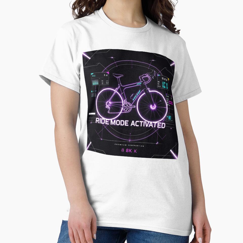 Ride Mode Activated | Cycling Typography | Futuristic Bike Streetwear | Ctrlr Sports Mode by Ctrlr