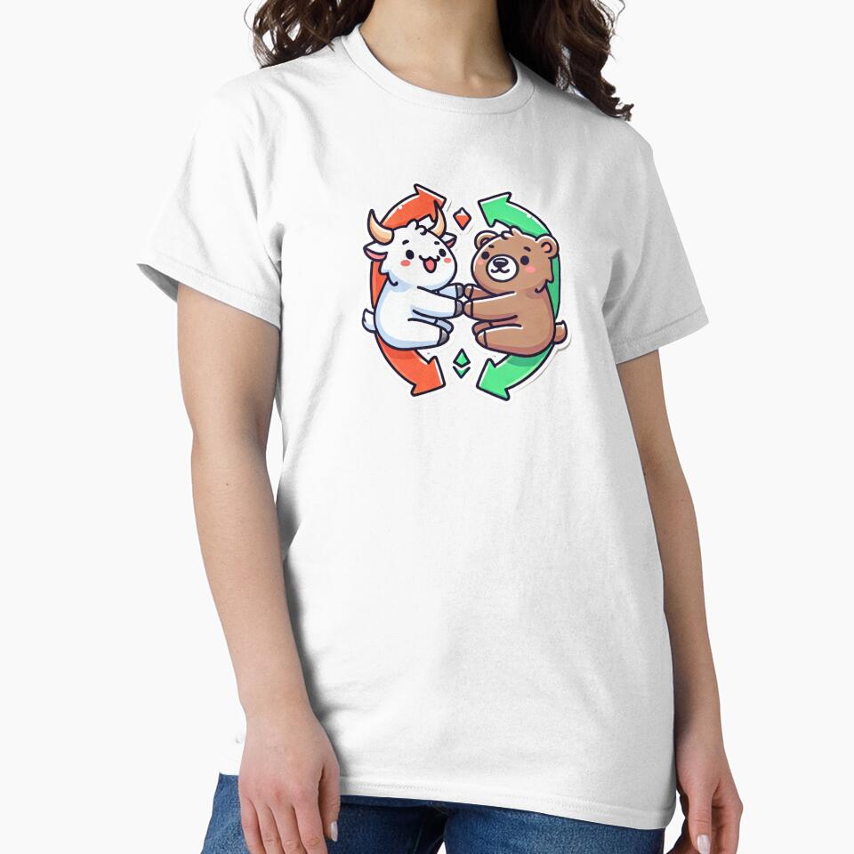 Bull & Bear Crypto Cuties by pixelpulsenyc