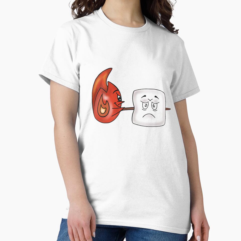 Funny Camping Life Marshmallow by Sartoris Art