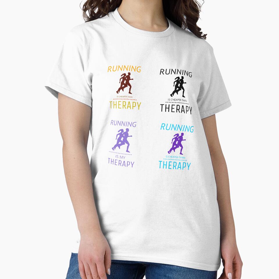 Running Is My Therapy Sticker by colortrends