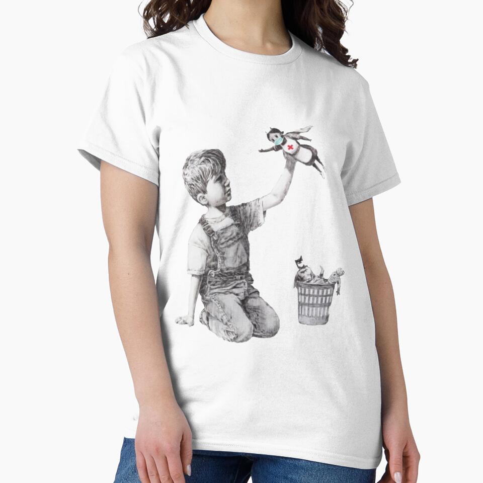 Banksy tribute to nurses by SarahHoltie