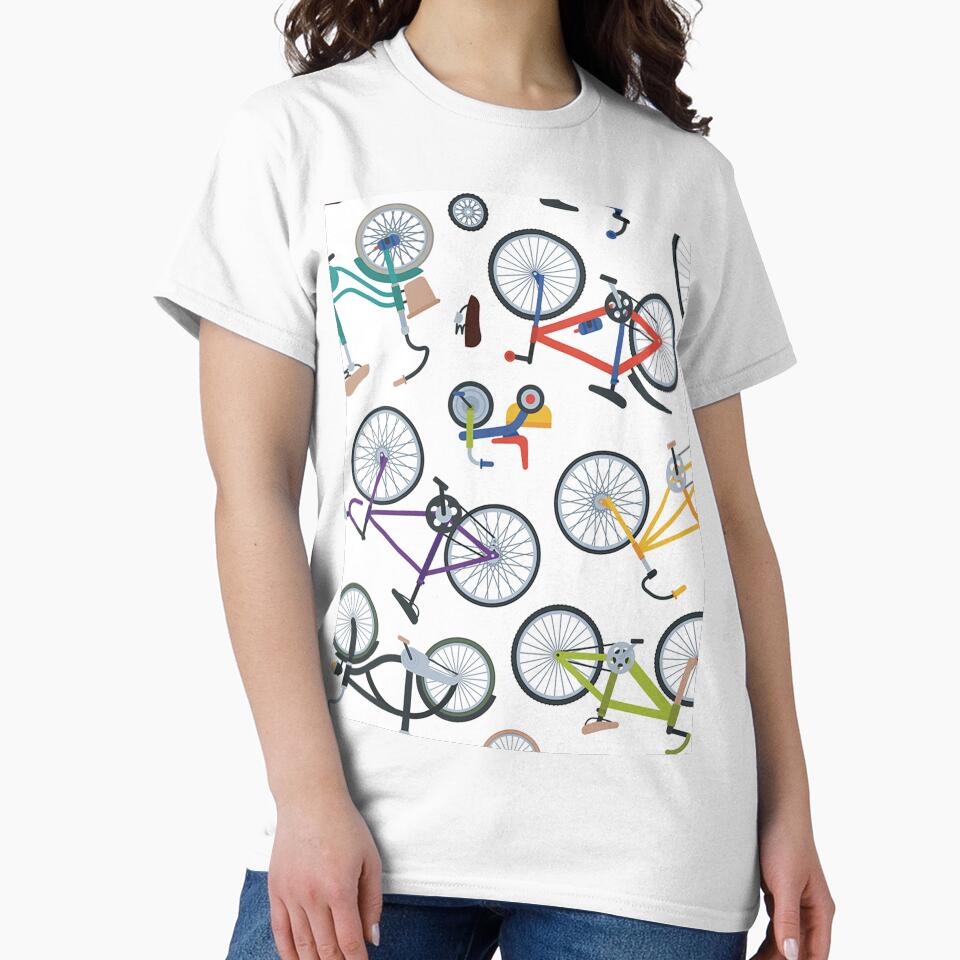 bicycles summer pattern by Huynhdesign