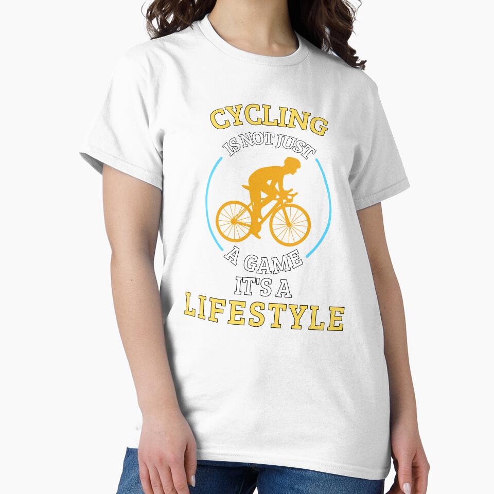 Cycling is not a game it's a lifestyle by annoying-shirts