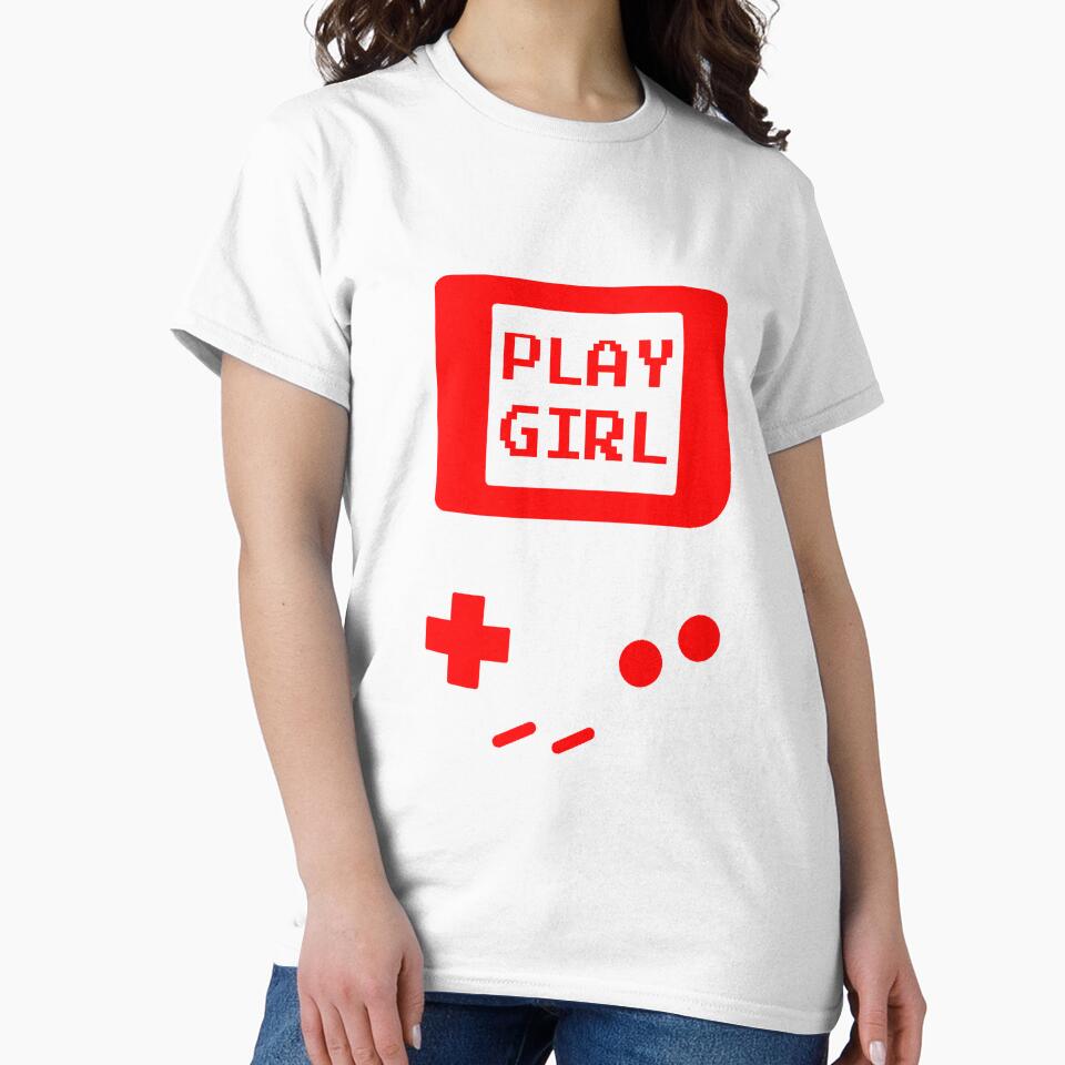 Party Retro Classic Gamer Esports Girl | Red | by ShirtStar0815