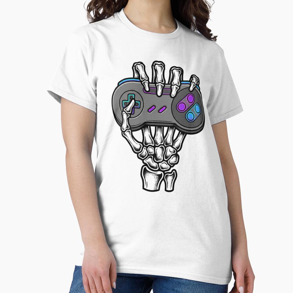 Skeletal Gamer by Drippik