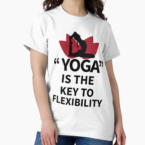 "Yoga is the Key to Flexibility" by vinodsatin