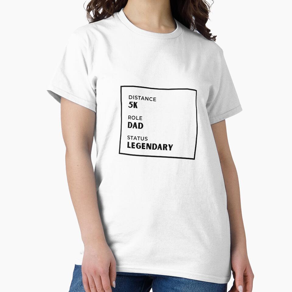 Running Watch Stats Metric Legendary Dad Runner by RunningWhiskers