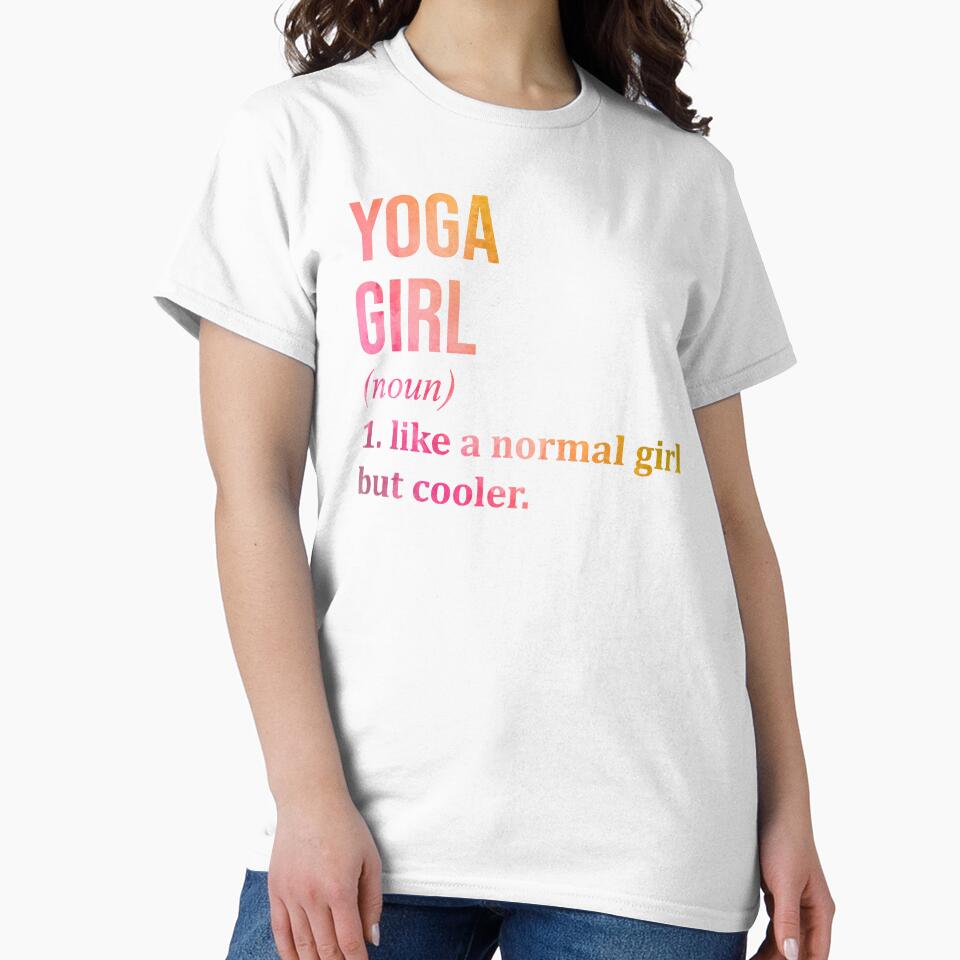 Yoga Girl Definition in Watercolor by XCIV