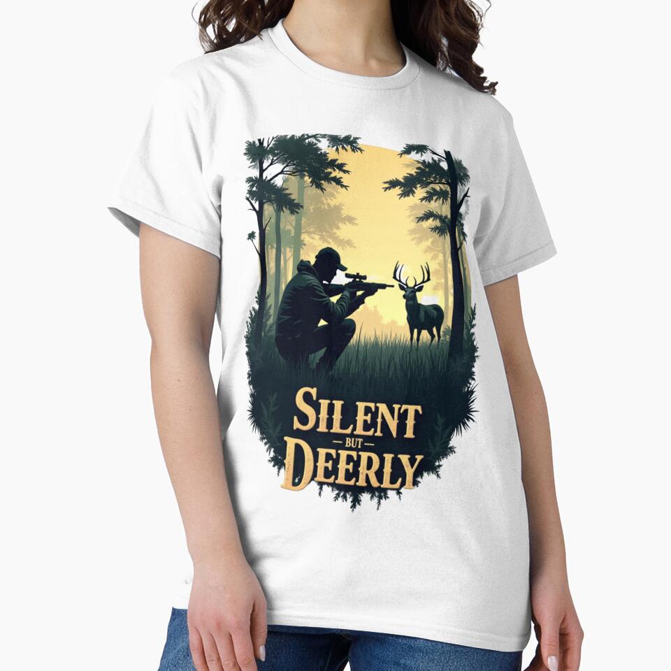 Silent But Deerly by PerkzPrints