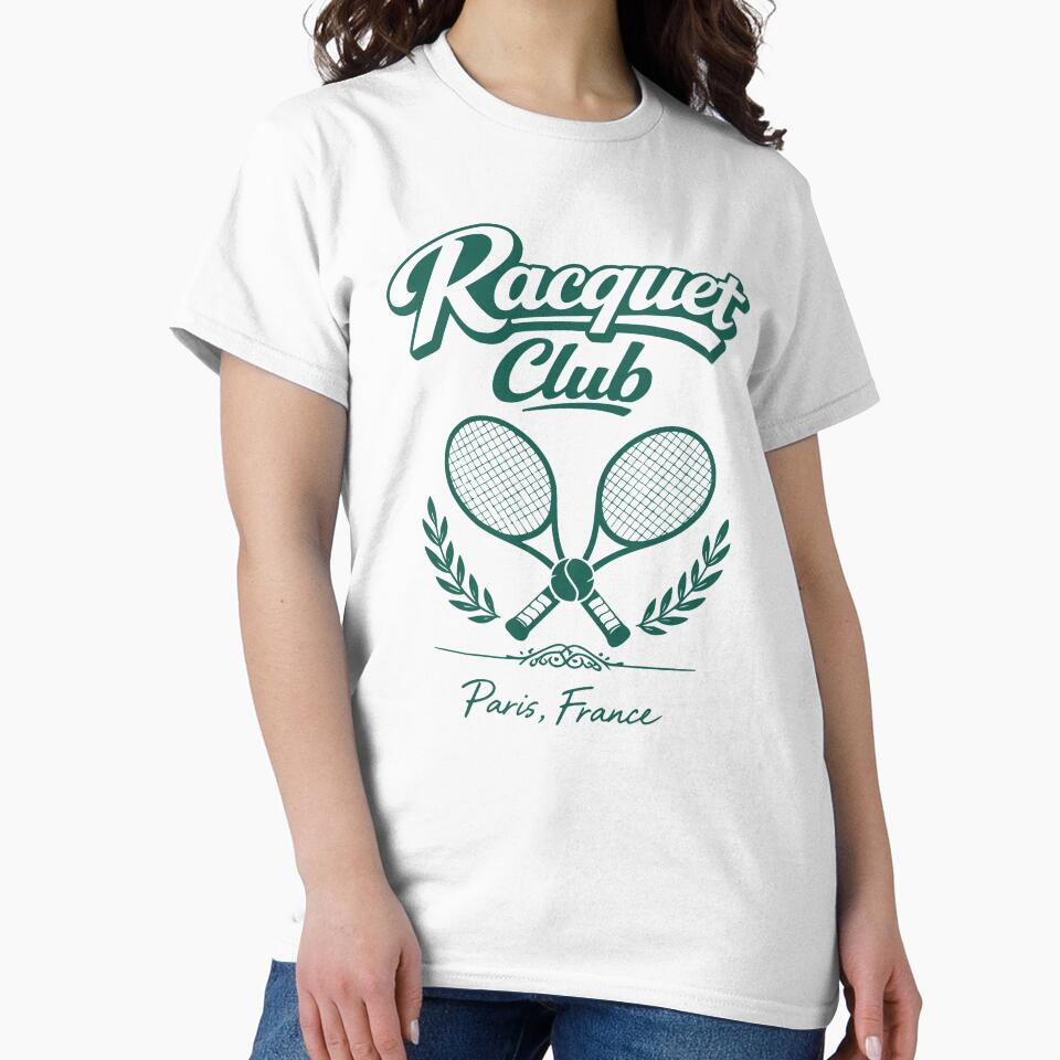 Racquet Club Paris France Tennis Vintage for Men Women by JackCurtis1991