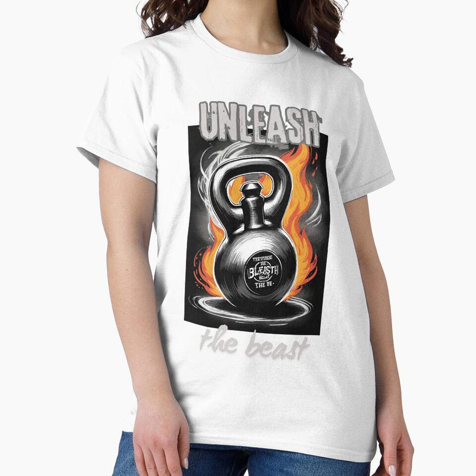 Release the beast Dumbbell in flames Gym enthusiast sketch by CallisC Arts ⭐⭐⭐⭐⭐ by CallisC-Arts