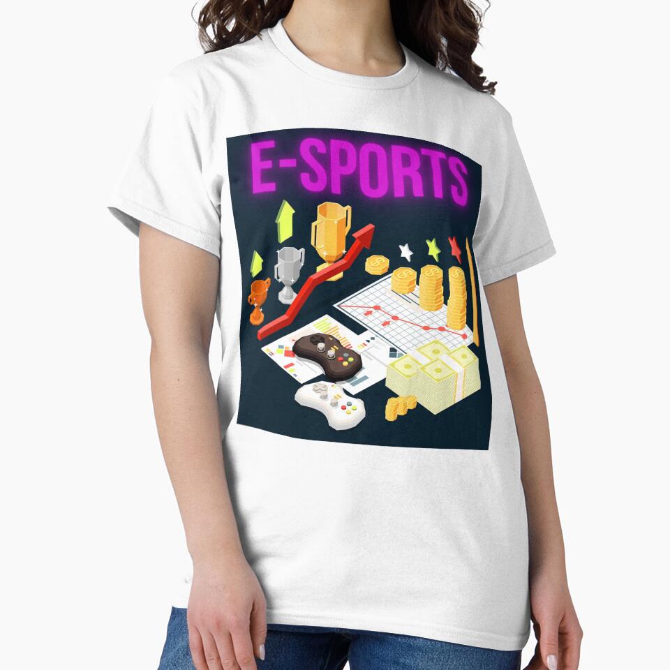 Esports Money Grind - Gaming Success and Trophies Design by Giaguaro07