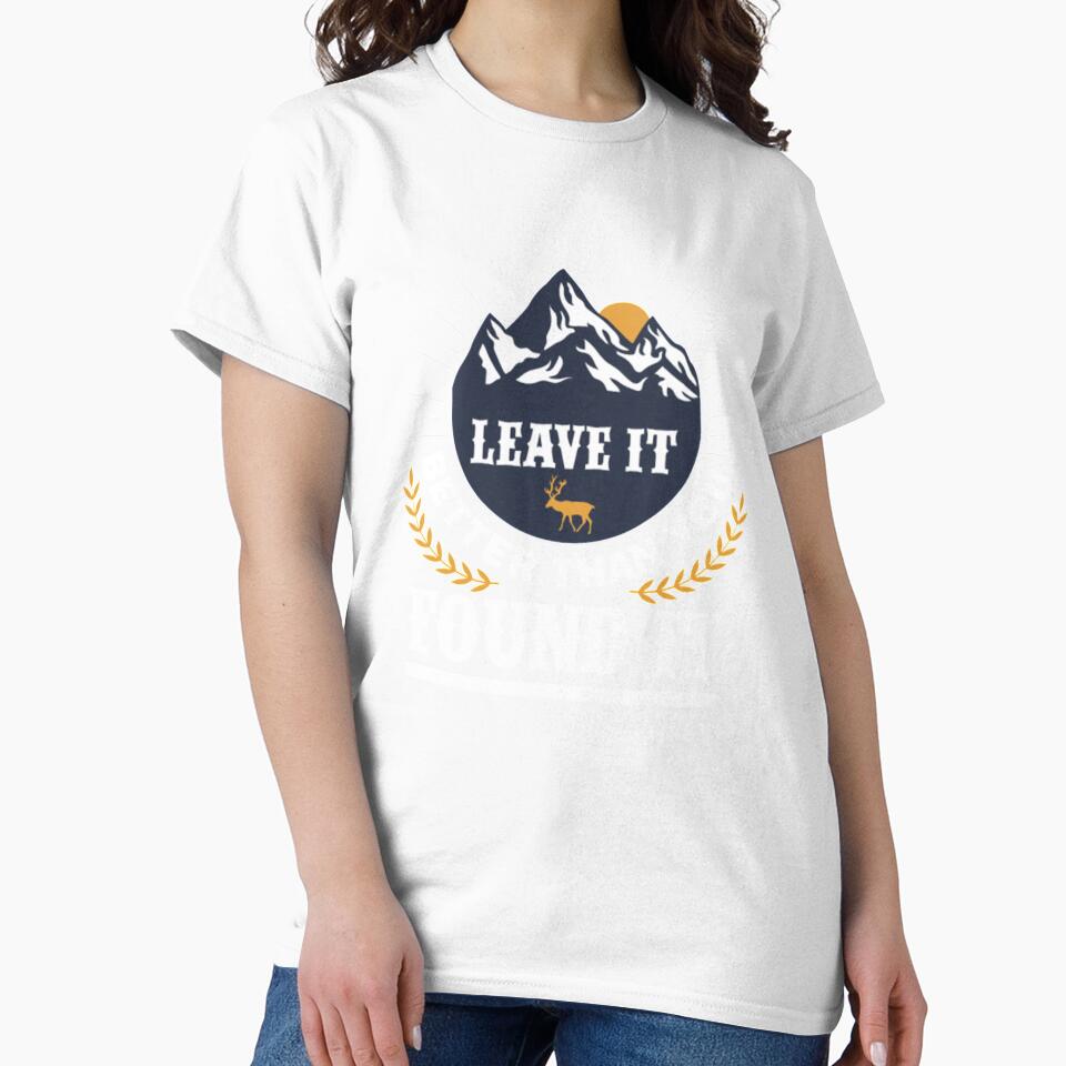 Camping Environmental protection Tshirt by Clavitaps