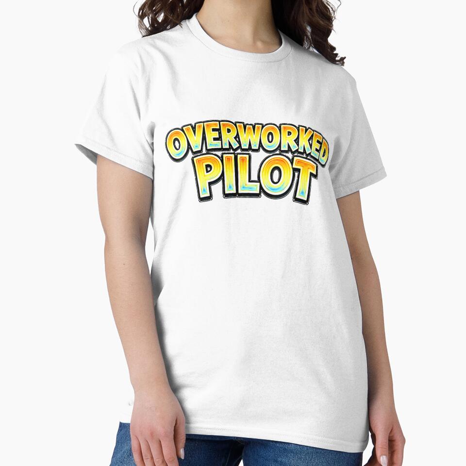 OVERWORKED PILOT – hand drawn childlike typography by Mac Sketches