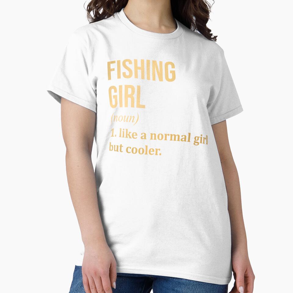 Fishing Girl Definition in Gold by XCIV