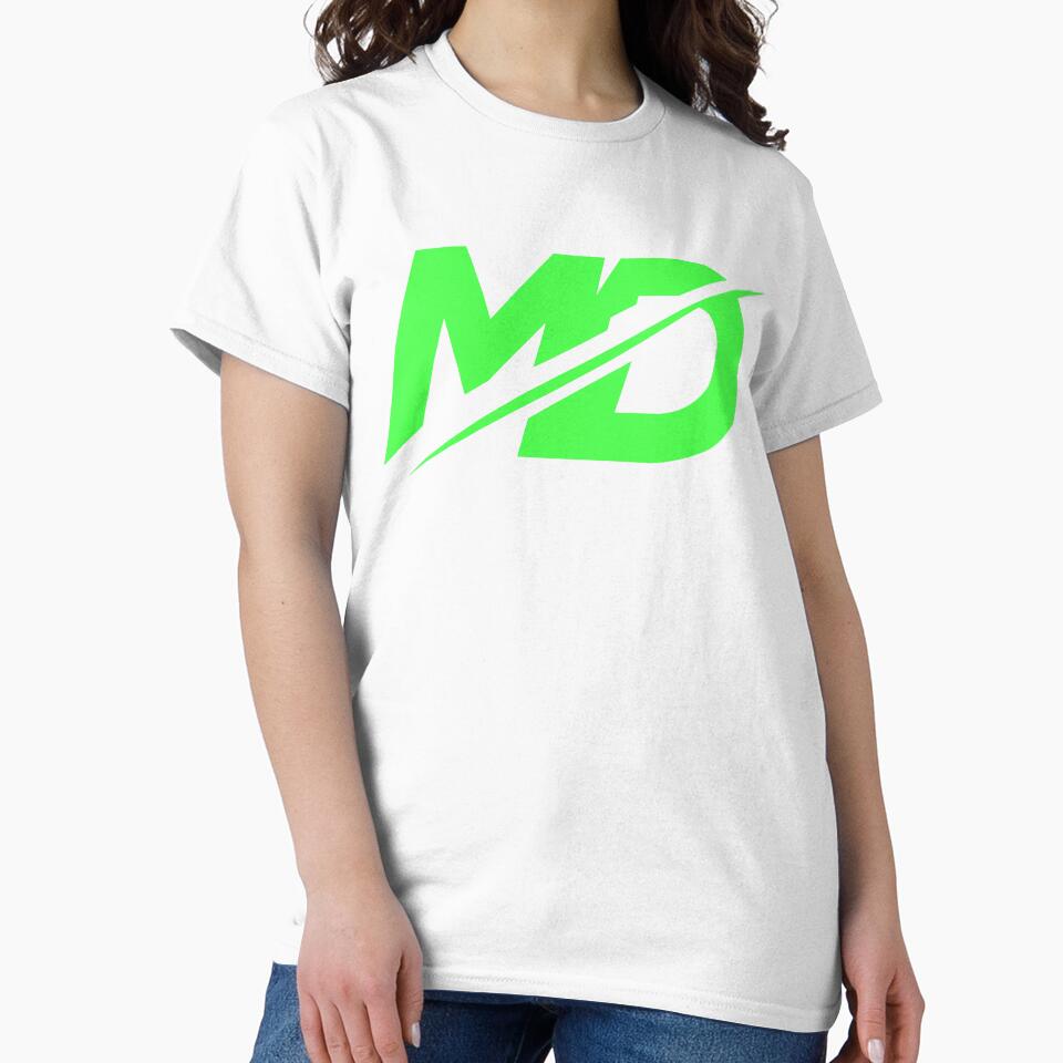 MD Initials Minimalist Streetwear Logo by MilosRad