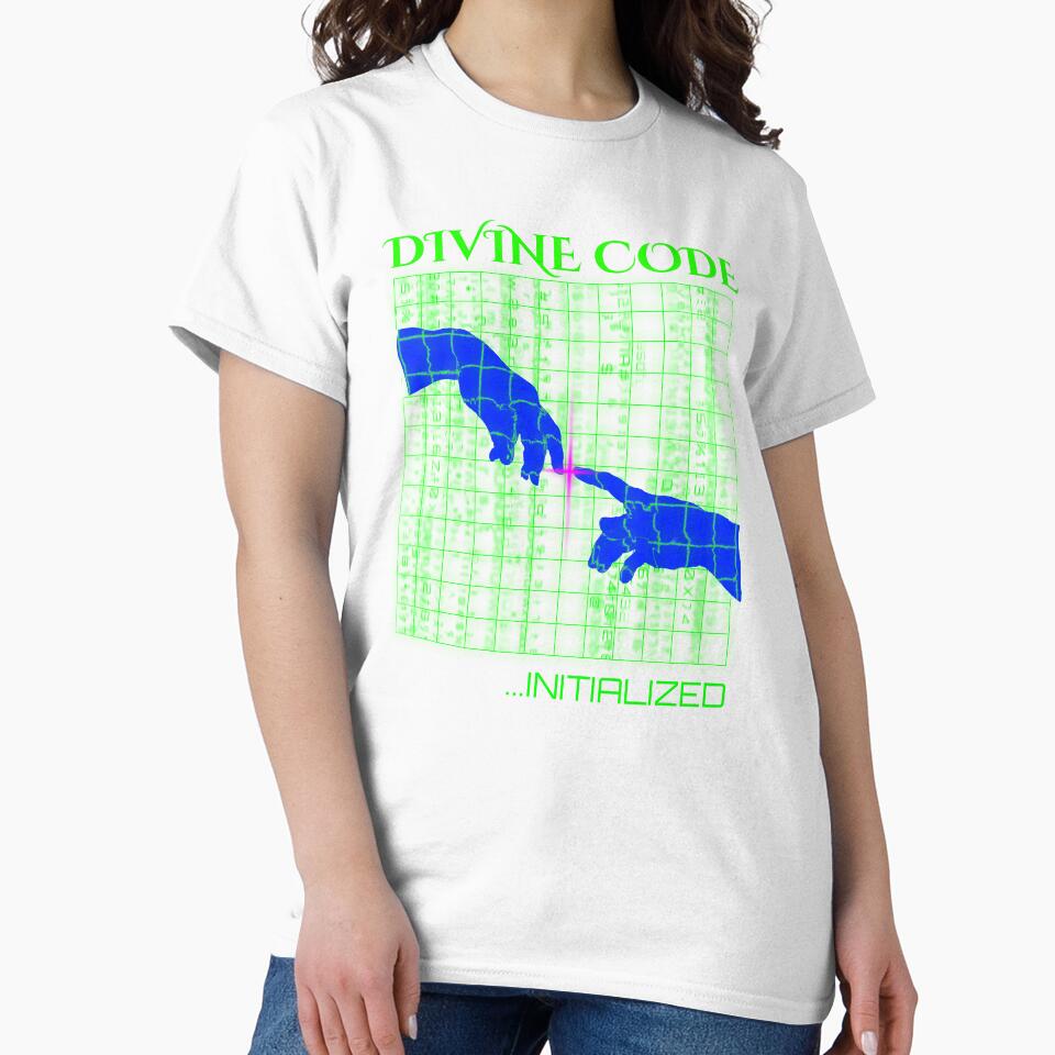 Vaporwave Cyber Neon Divine Code Creation Glitch by MadeTearfully