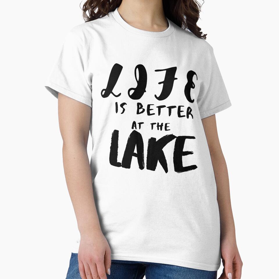 Camping funny Camping lake joke by OneTimeEngineer
