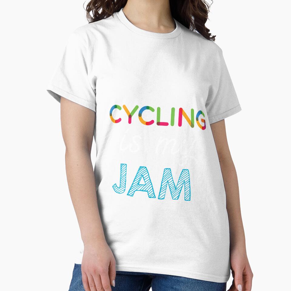 Cycling is my Jam. Funny Cycling Design by Custom365