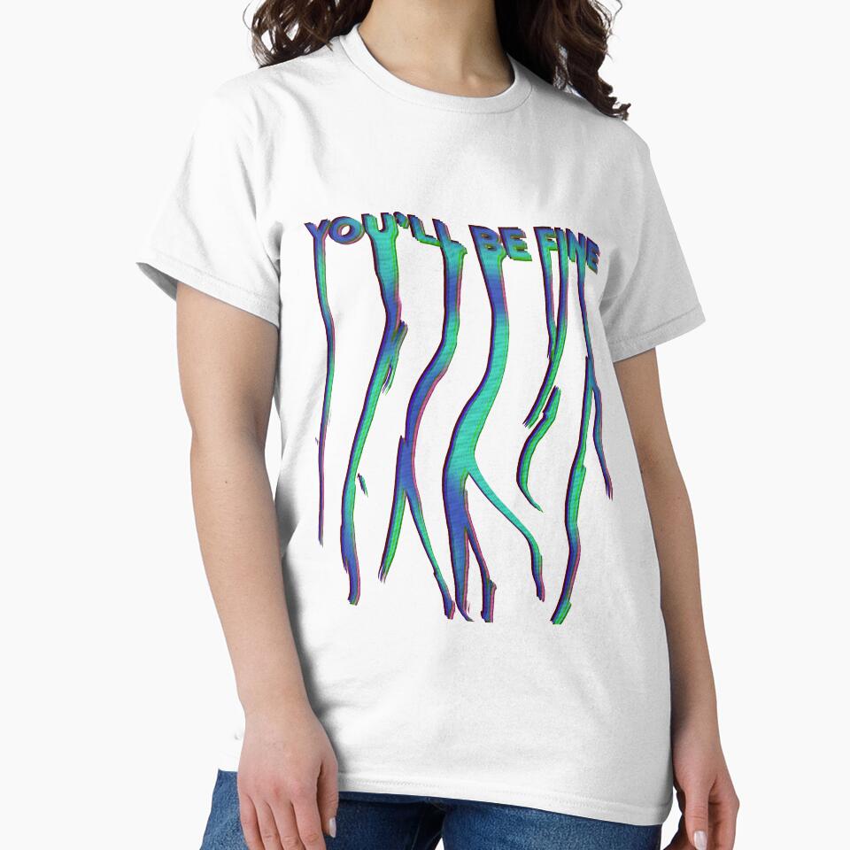 You'll be fine. Aesthetically pleasing Vaporwave Trippy Meme print by D-C-Designs