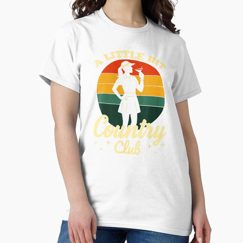 A Little Bit Country Club Golf Tennis Vintage Lifestyle by WayTBeenkenArt