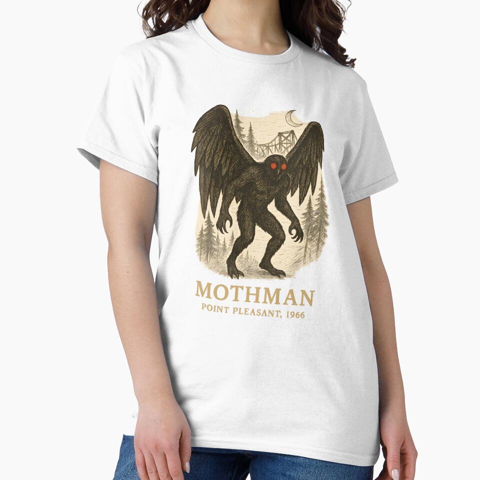 Mothman – Point Pleasant 1966 | Hatching illustration by SlatoMato