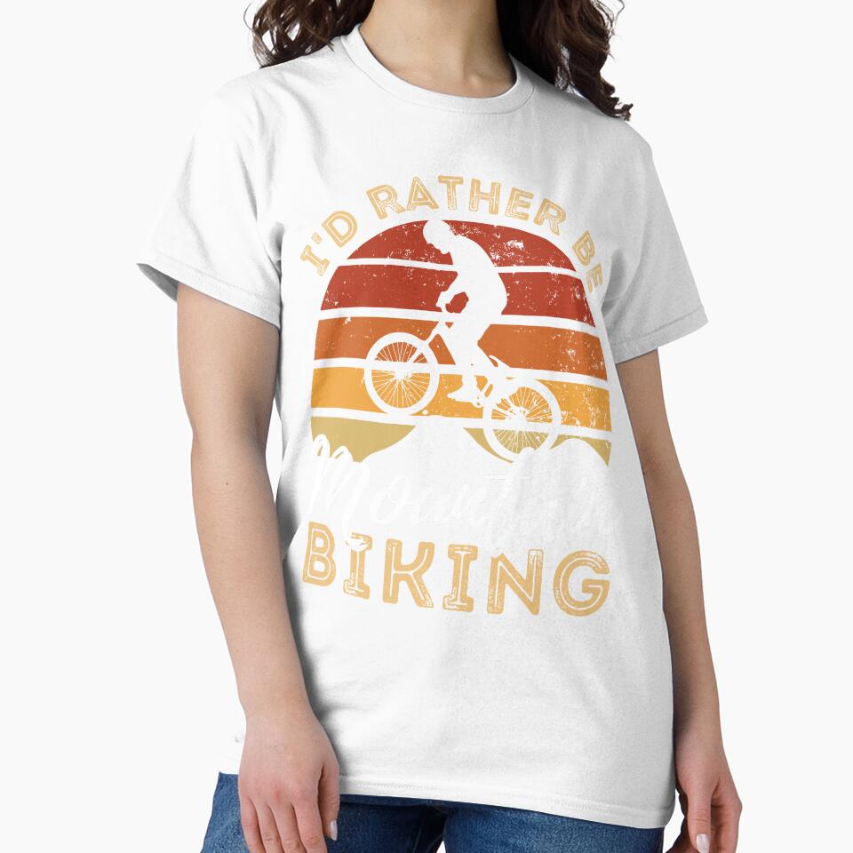 Mountain Biking Vintage Retro Sunset by retrodesigner14