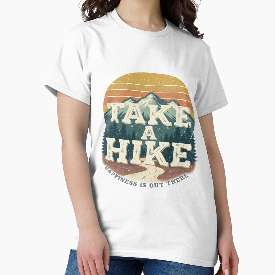 Take A Hike Vintage Hiking Mountain Adventure by jackbermess