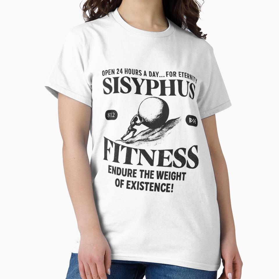 Sisyphus Fitness - Satirical Greek Myth Gym Design by haitrieuic96