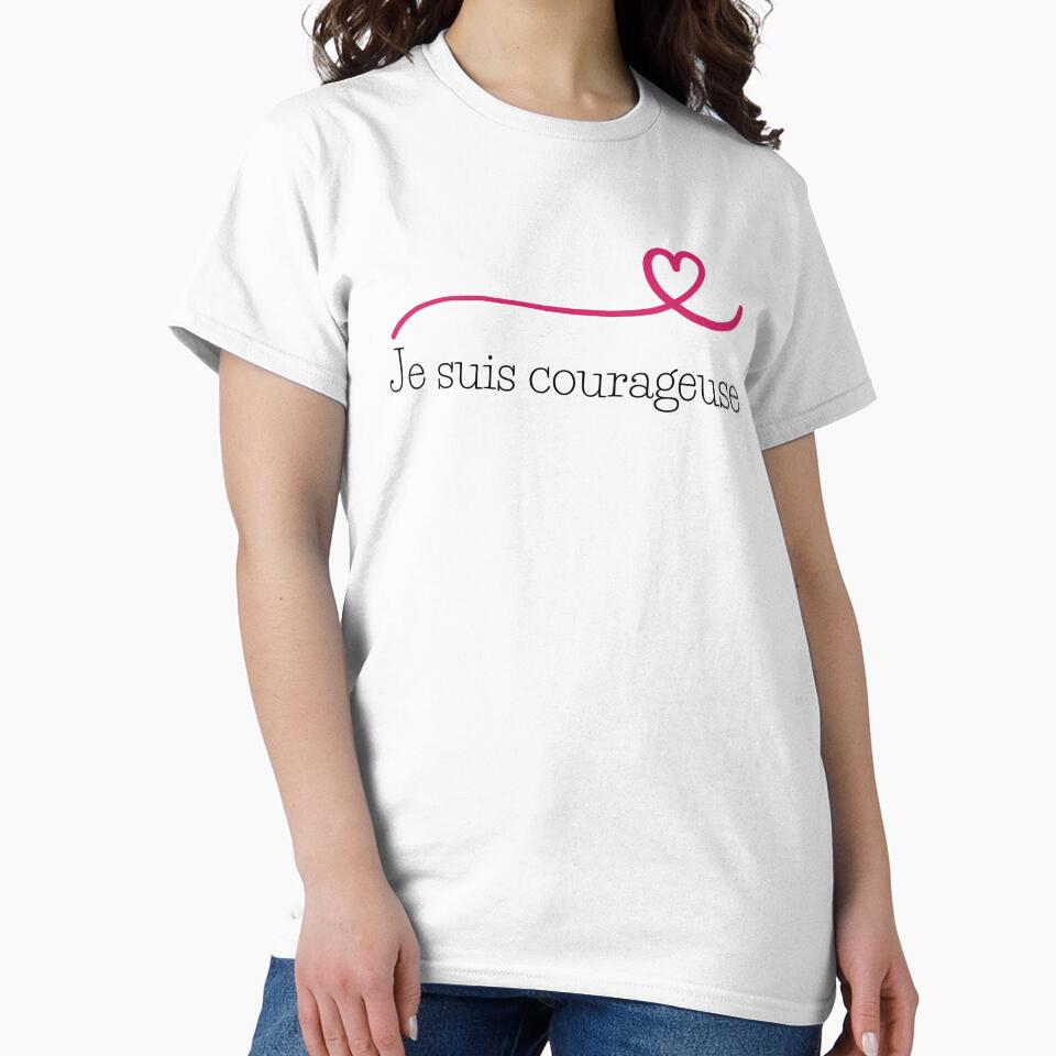 I am brave with a pink heart by PausePapote