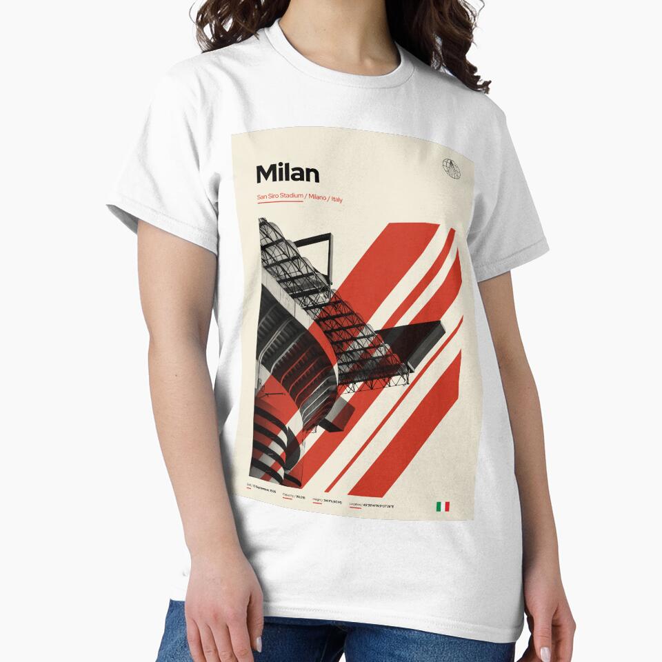 Vintage San Siro Stadium AC Milan Italy Architecture by mattjsykes