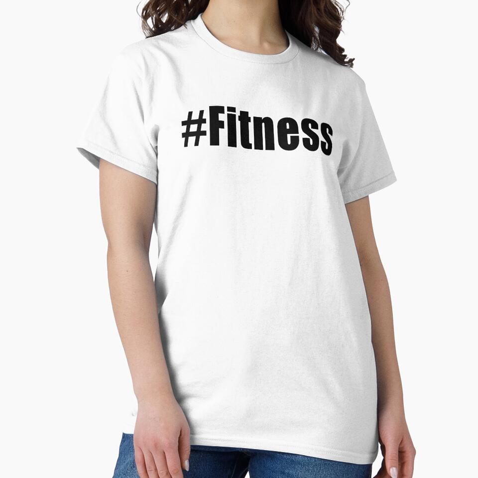 #Fitness Hashtag Fitness Gym Motivational Workout Stuff by Jason Gilbert