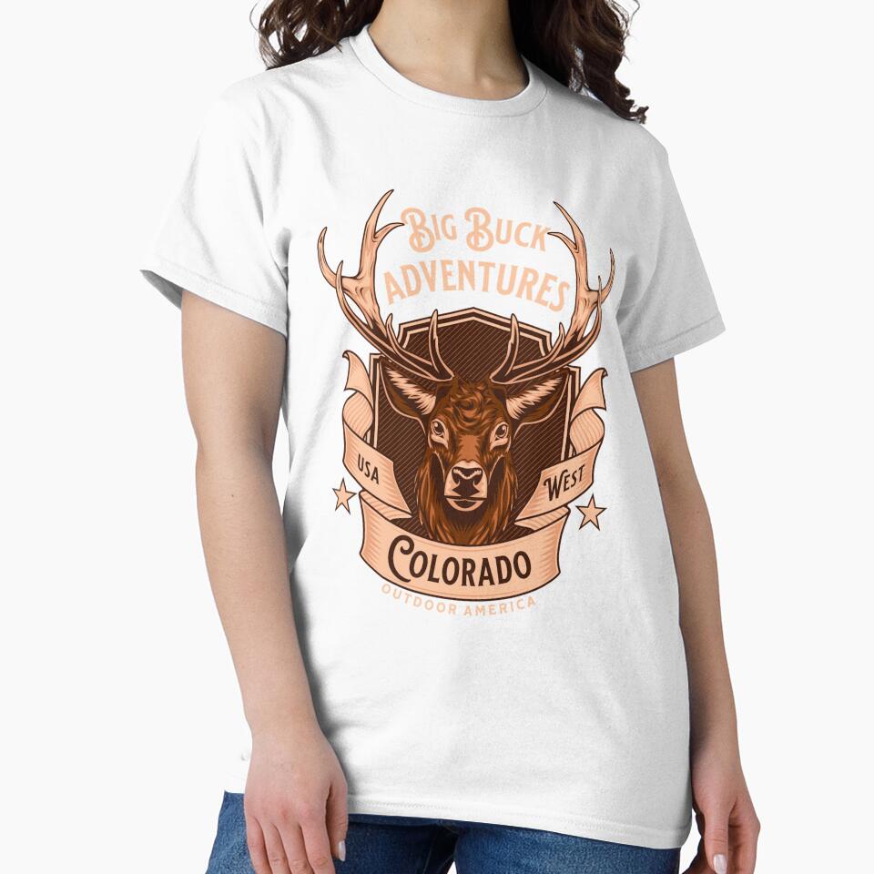 Vintage Deer Hunting Colorado by CattlettArt