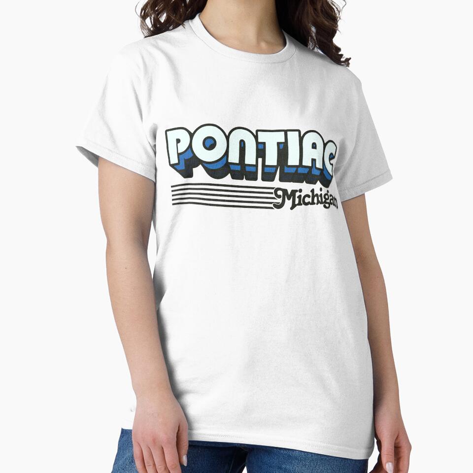 Pontiac, Michigan | Retro Stripes by retroready