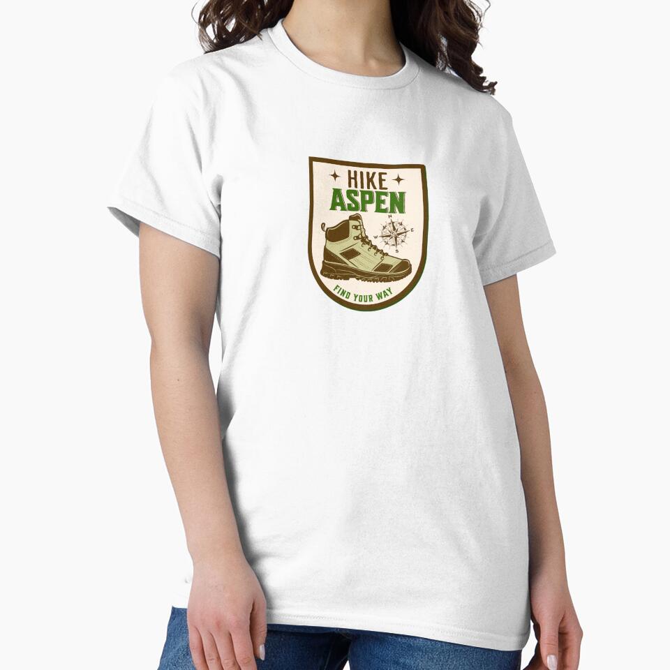 Copy of Hike Hiker Hiking Aspen Colorado by CattlettArt