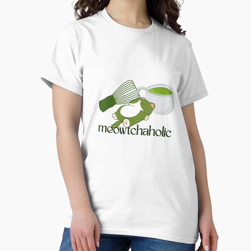 meowtchaholic : a cat had too much matcha by Niji Hibana