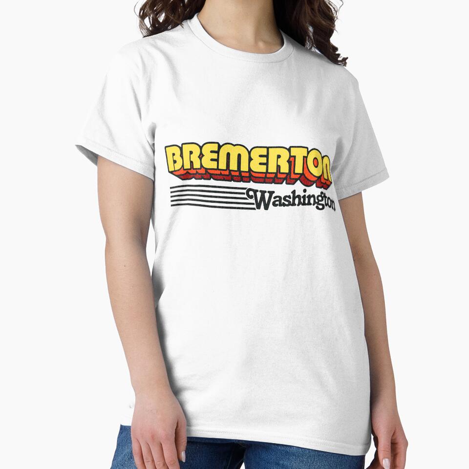 Bremerton, Washington | Retro Stripes by retroready