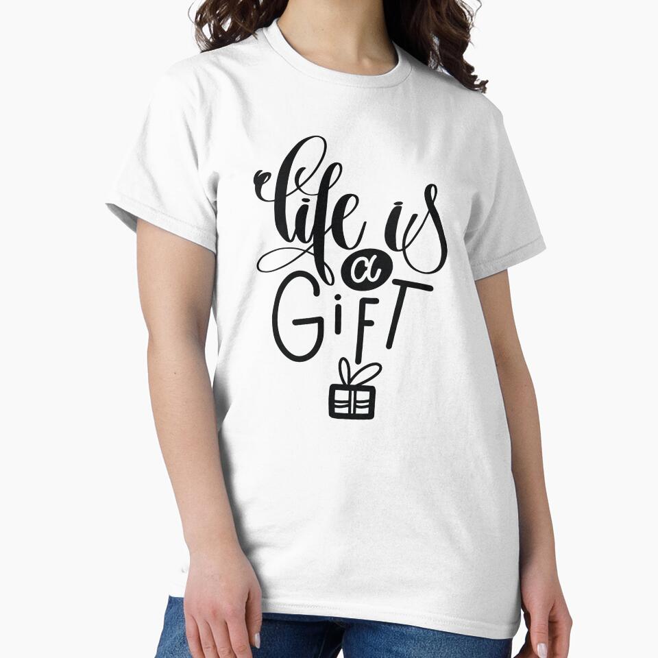 Life is a Gift / Startup Inspirational Quote by ProjectX23
