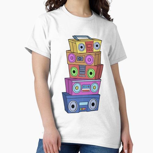 90s Hip Hop Gifts Women Men Ghettoblaster Classic Hip Hop by DSWShirts