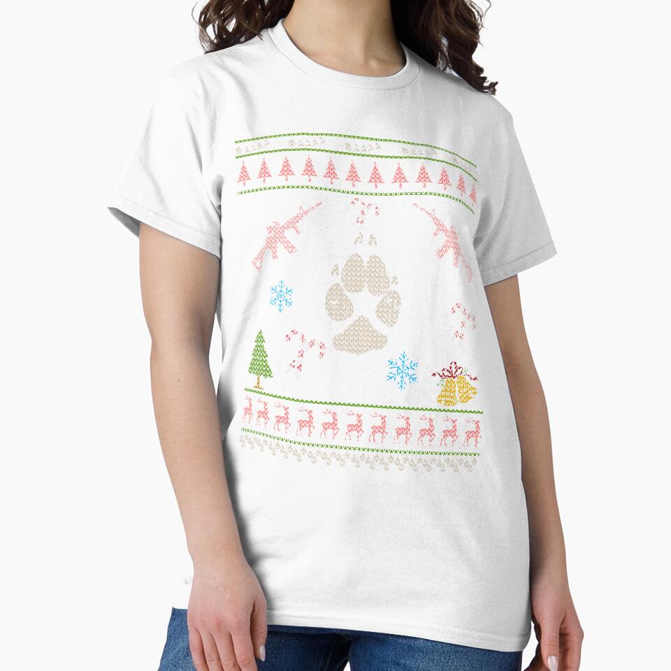 Coyote Hunting Christmas Ugly Sweater Shirt by shoppzee
