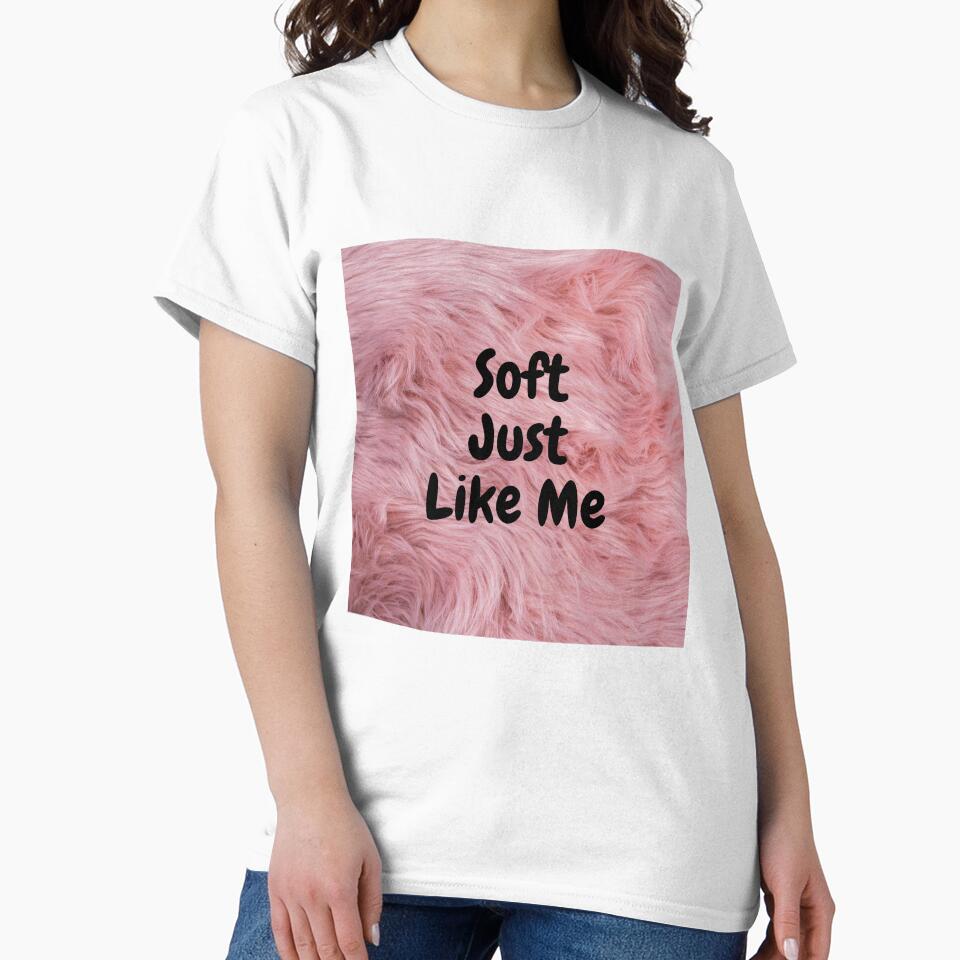 Soft Just Like Me | Funny Cute Pink Furry Art by Leo-stella