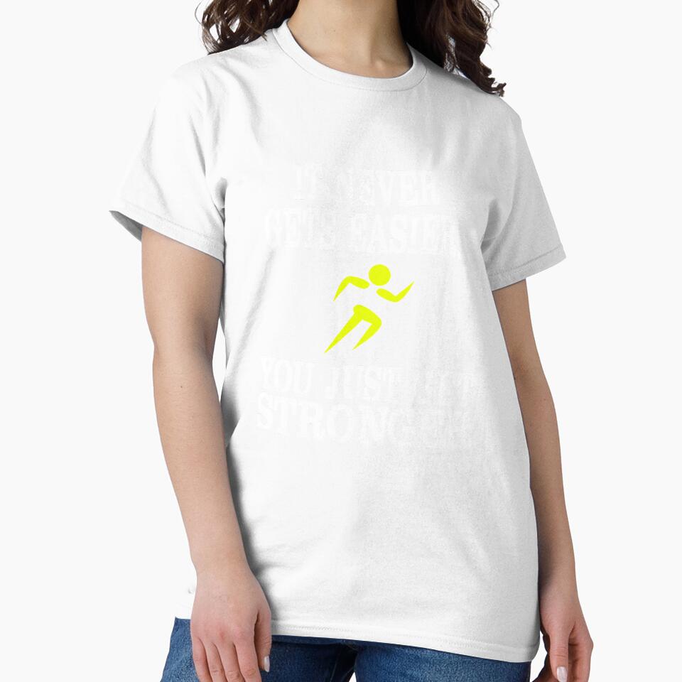 Funny Running Design It Never Gets Easier by drwigglebutts
